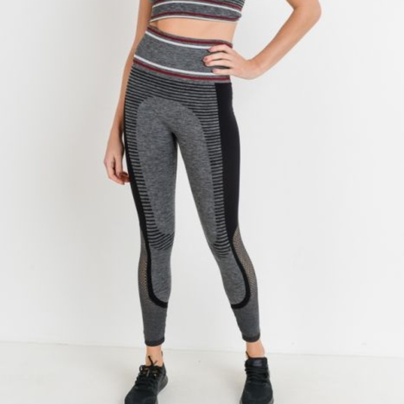 MONO B Distressed Seamless Leggings